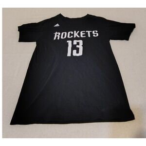 Adidas Houston Rockets James Harden 13‎ Basketball Jersey T Shirt Black Size S 1